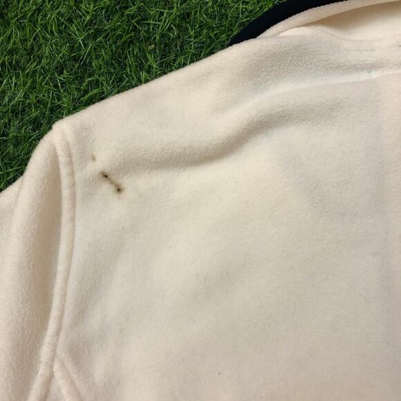 Women’s Cream Nautica Zip Up Fleece Jacket - Picture 4 of 5